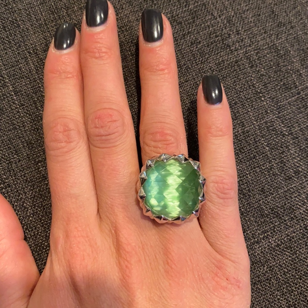 Stephen Webster quartz triplet super stud ring